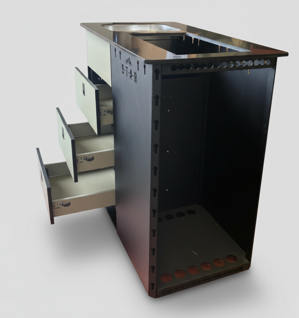 Camper Kitchen Pod Aluminium suit Sprinter / Crafter / Fiat image 4