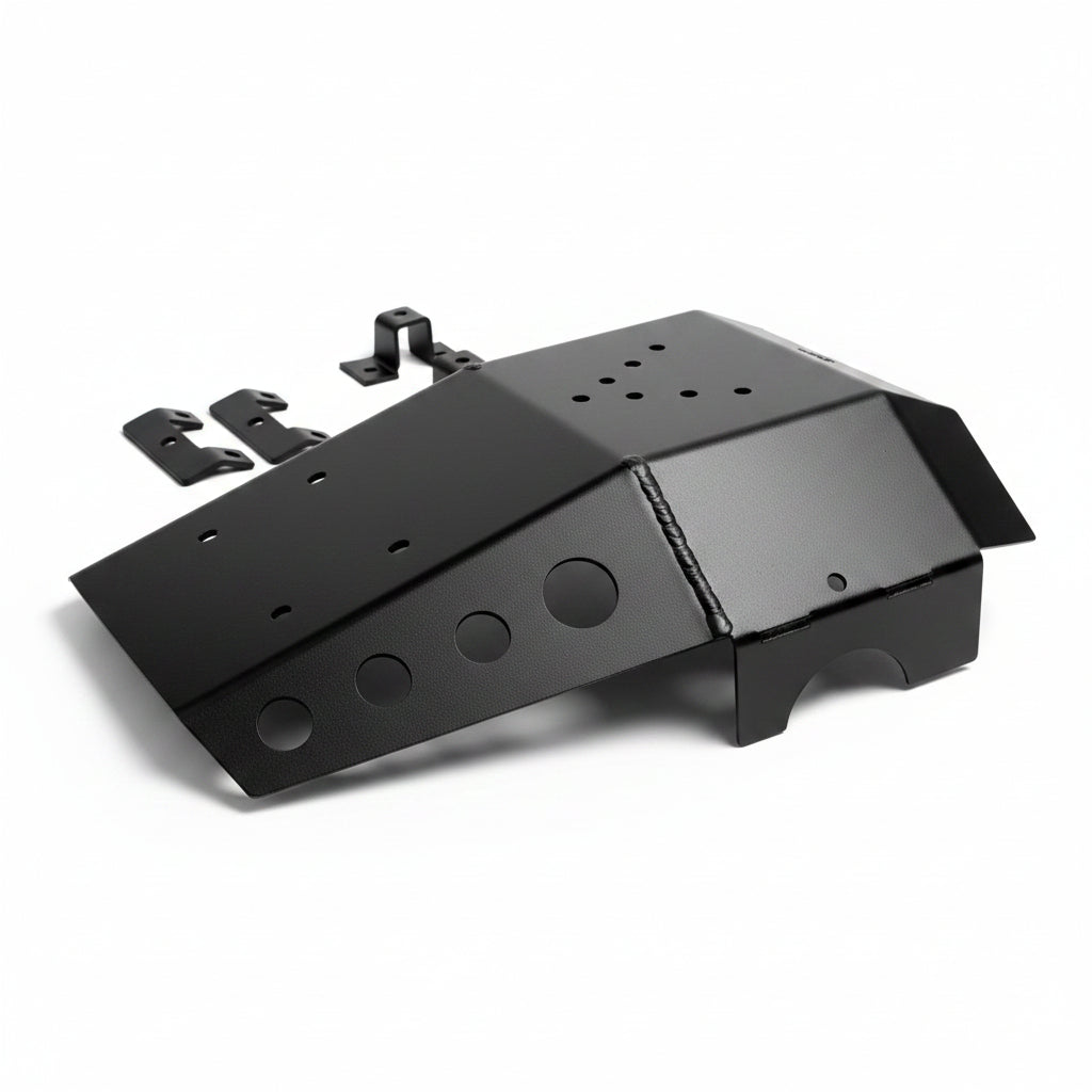 Mercedes Sprinter 907 Rear Diff guard powder coated black ALU