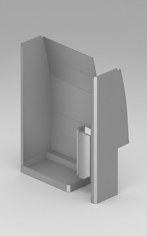 950 Aluminium Shower Cubicle STAR