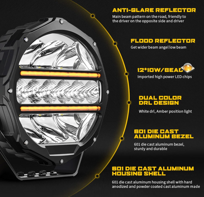 STAR LED Driving / Spot lamps 7" image 4