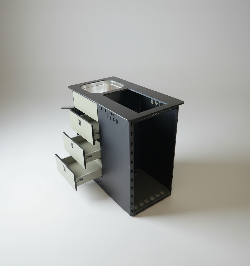 Camper Kitchen Pod Aluminium suit Sprinter / Crafter / Fiat image 2