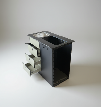 Camper Kitchen Pod Aluminium suit Sprinter / Crafter / Fiat image 2